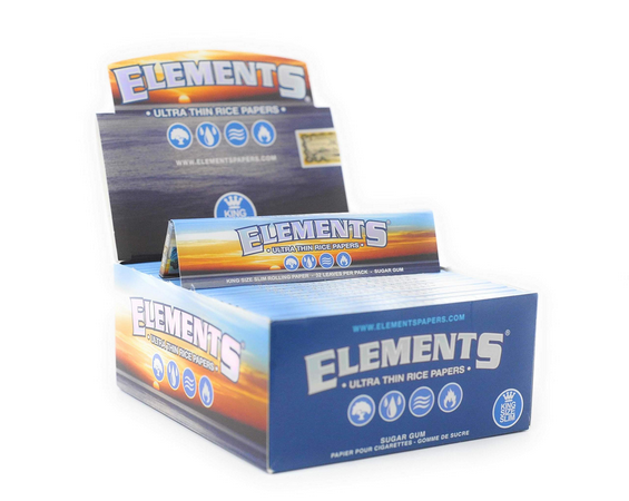 Elements King Size Rice Papers 50 pack
