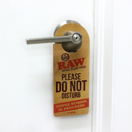 RAW “Do Not Disturb” Door Sign